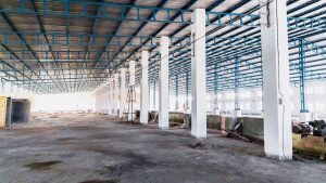 Large Concrete Warehouse Shed